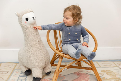 Double Press Look Rib Velour Onesie