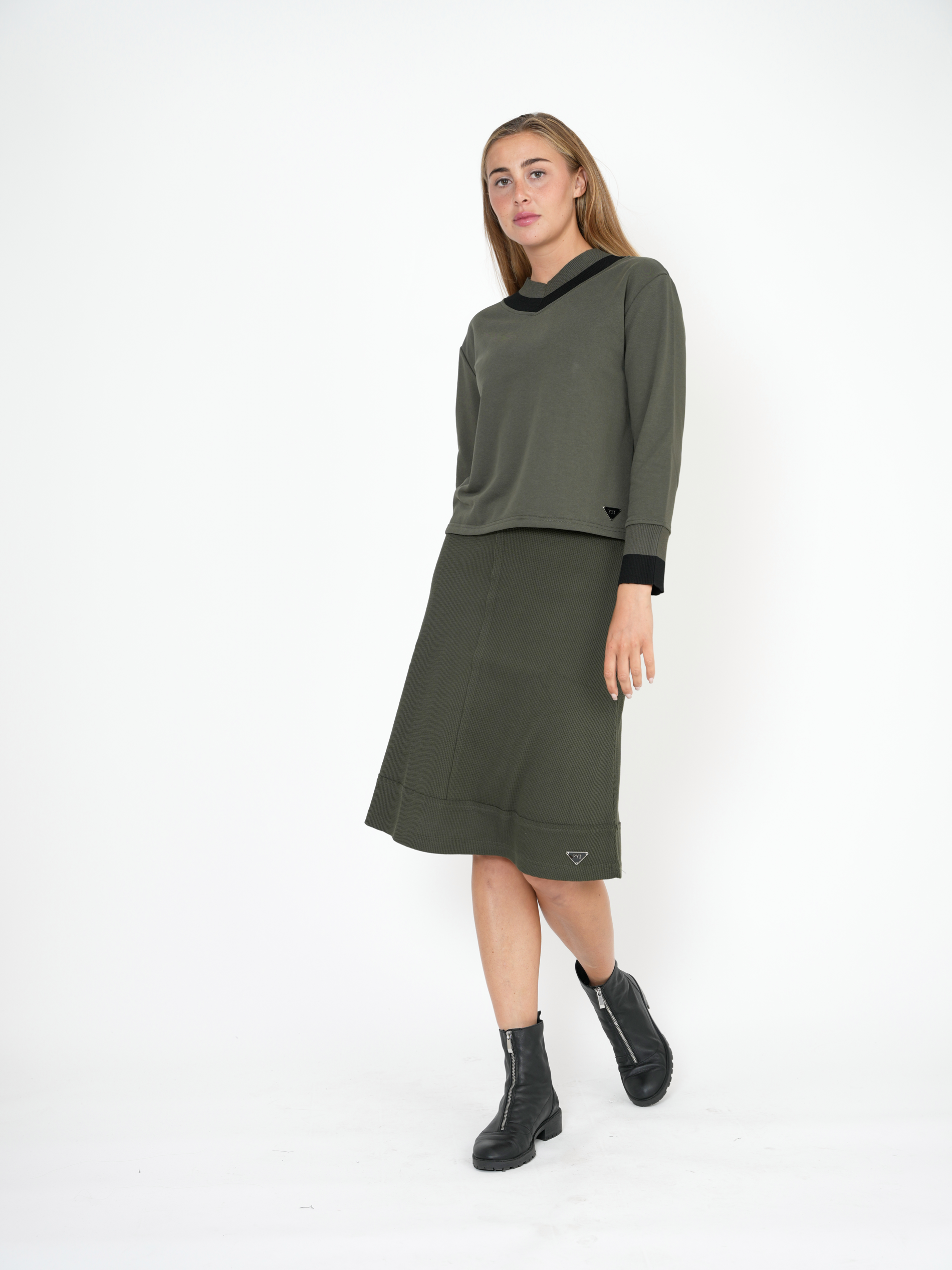 Small Waffle Short Skirt