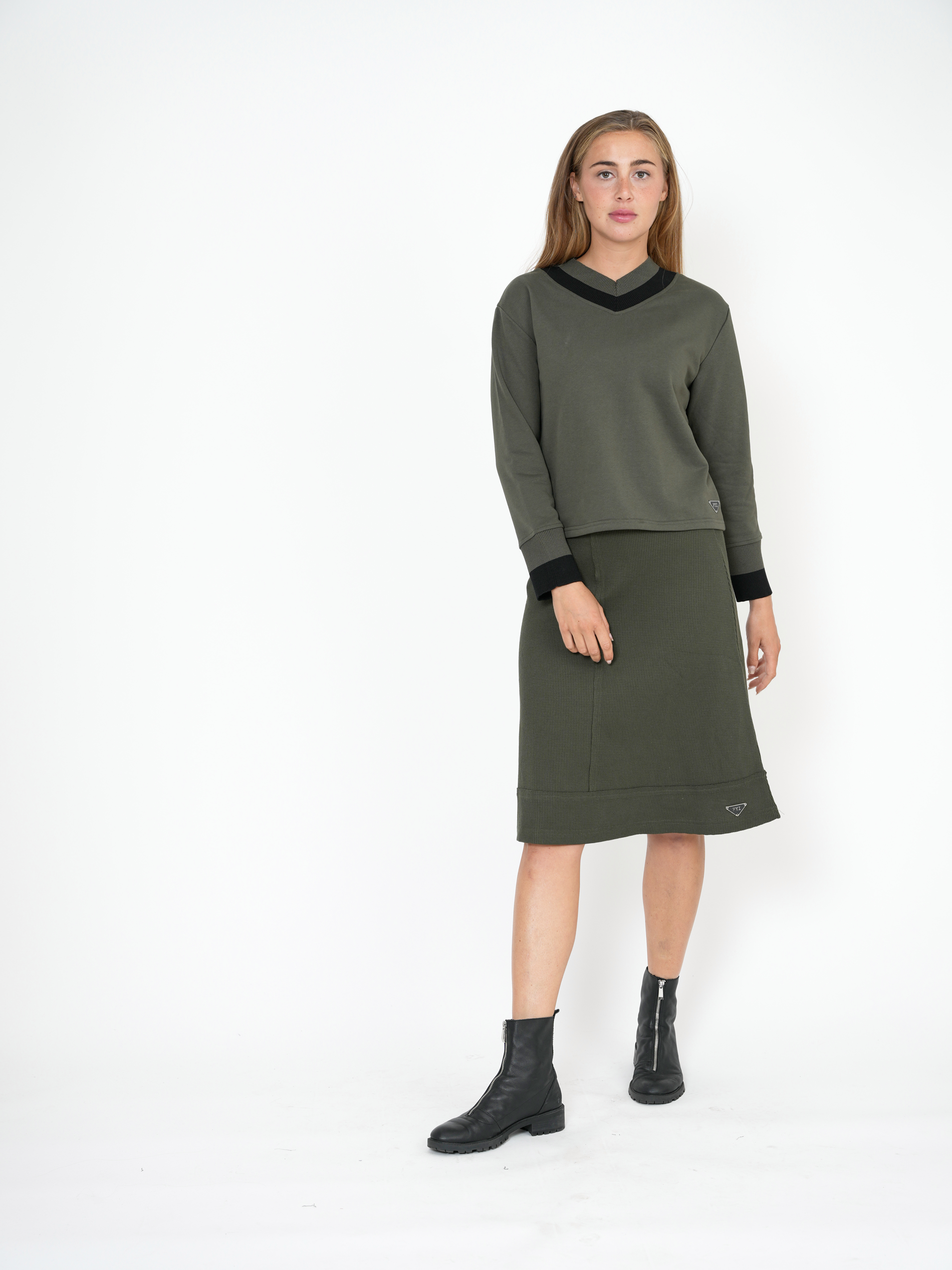 Small Waffle Short Skirt