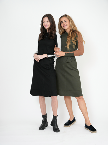 Small Waffle Short Skirt