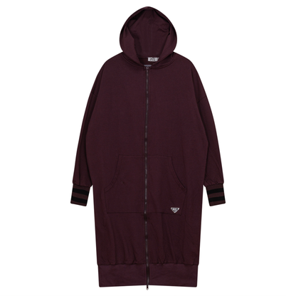 Cotton Terry Dress Wine