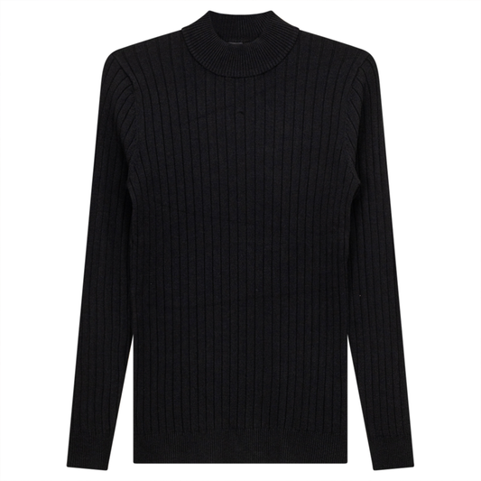 Maternity Sweater Knit Mock Neck