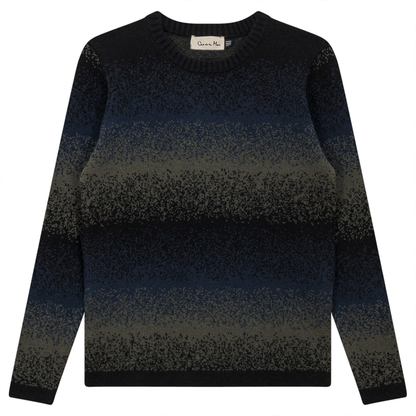 Dip Die Sweater Black Dark Navy Dark Olive