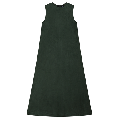 Ladies Suede Maxi Jumper Hunter