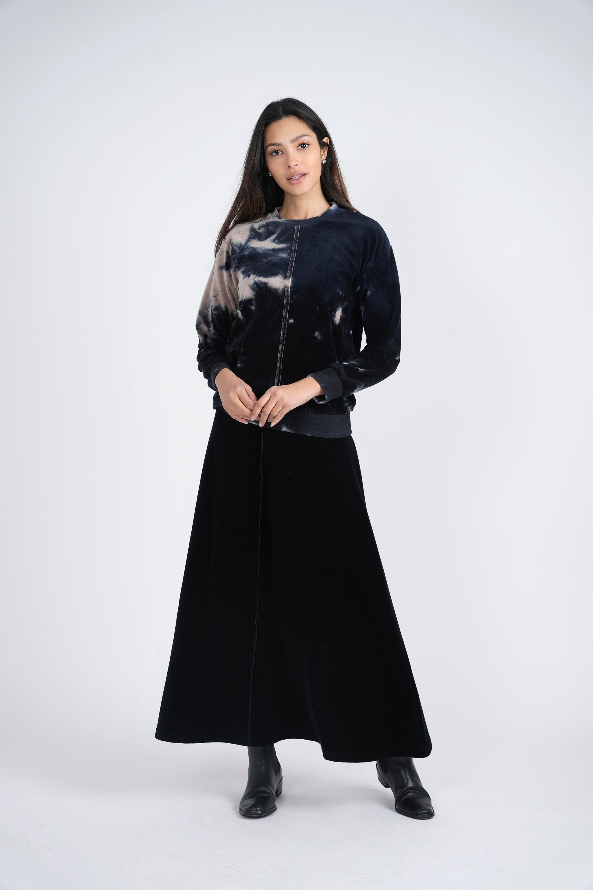 Tie Dye Splash Sweat Shirt