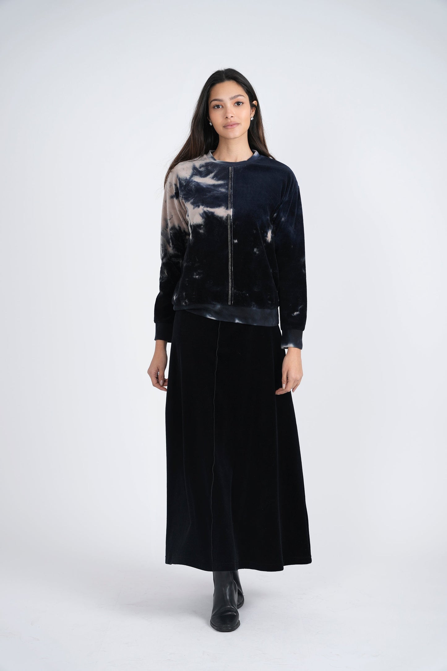 Tie Dye Splash Sweat Shirt