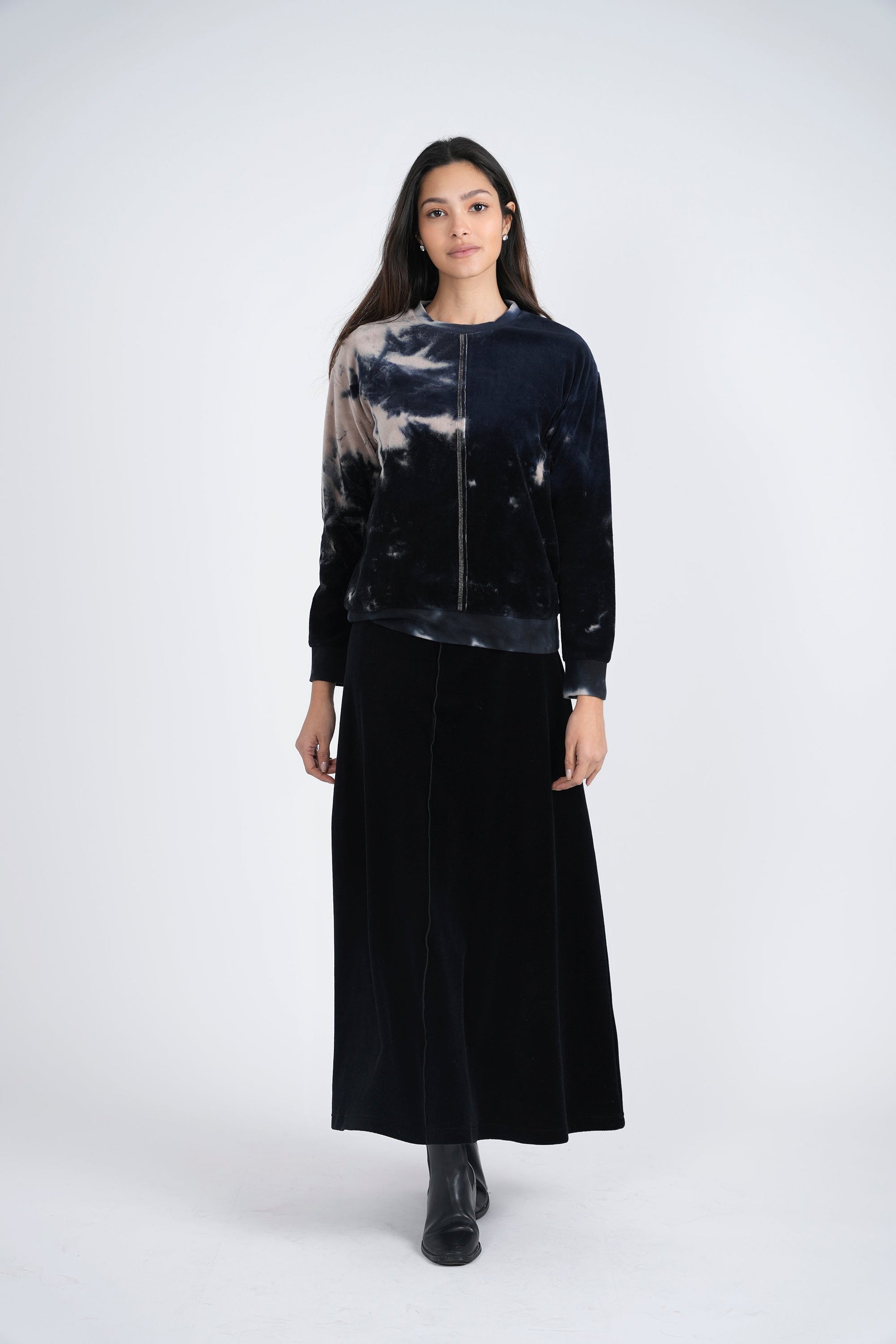 Tie Dye Splash Sweat Shirt