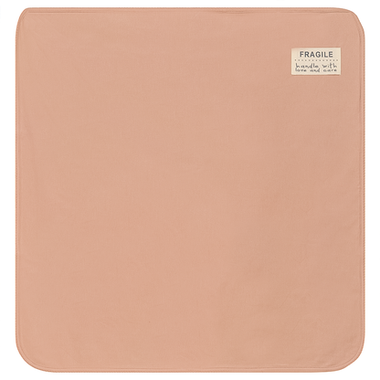 Scallop Stitch Blanket Light Maple One Size