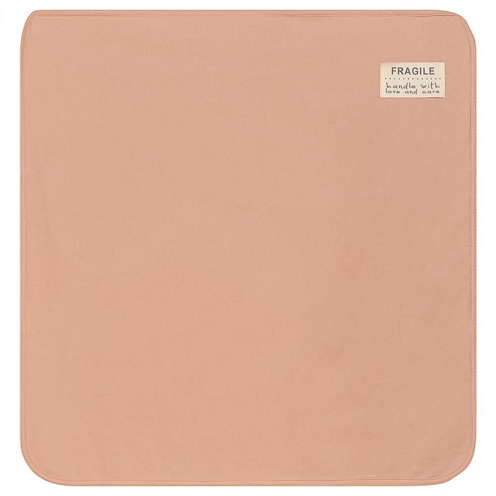 Scallop Stitch Blanket Light Maple One Size