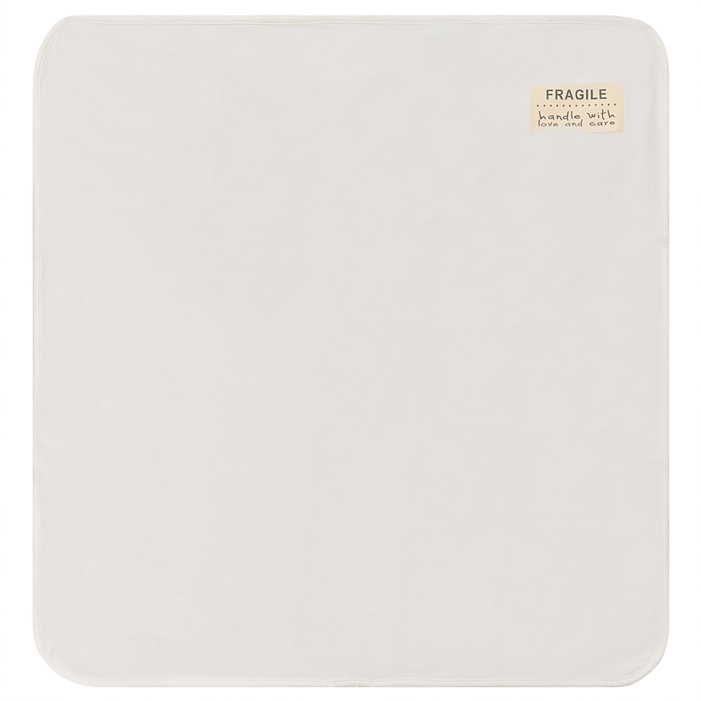 Scallop Stitch Blanket Off White One Size