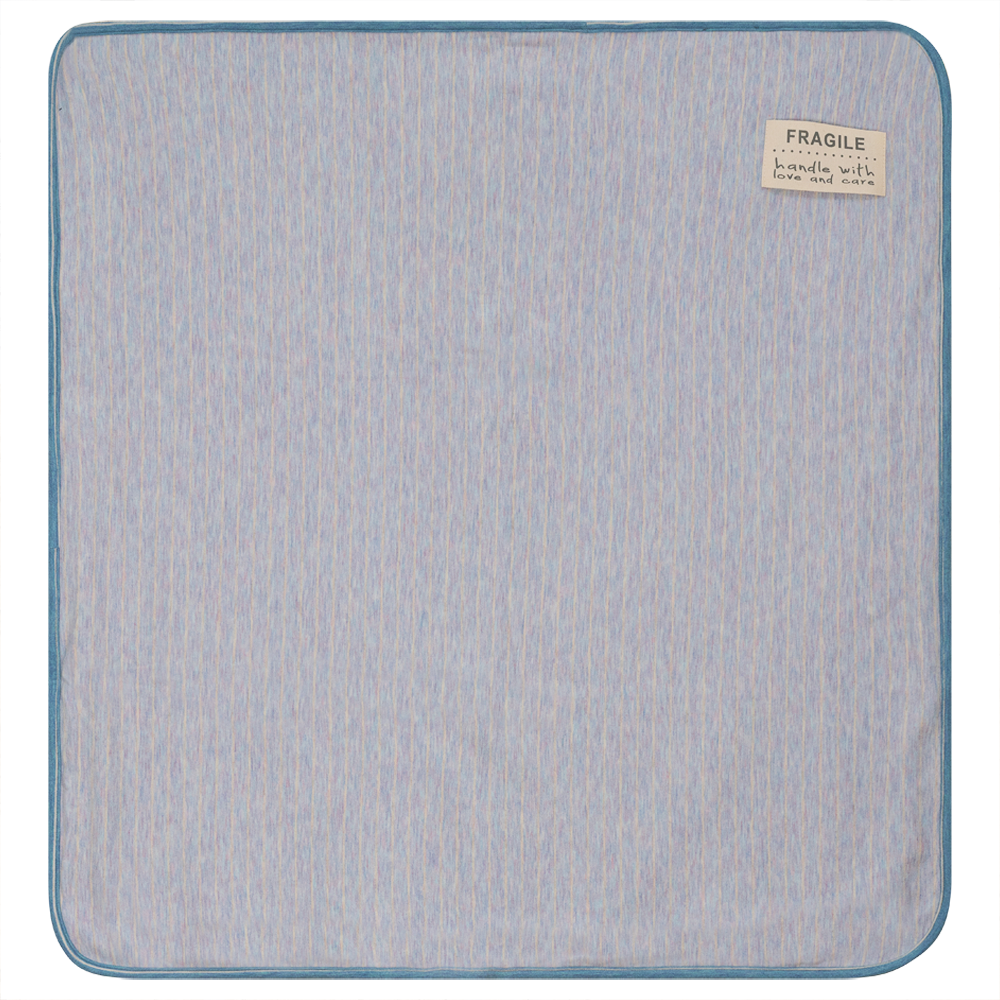 Stripe Stretch Knit Blanket Ocean One Size