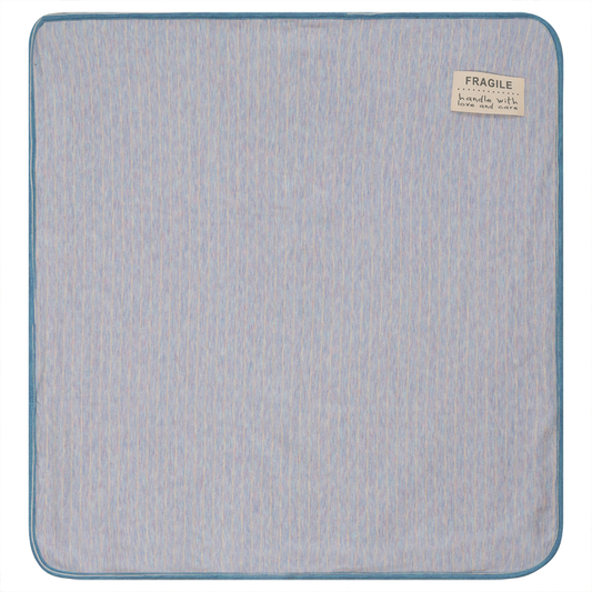 Stripe Stretch Knit Blanket Ocean One Size