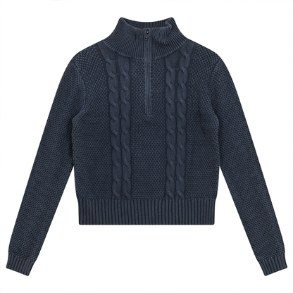 Cable Knit Crew Neck