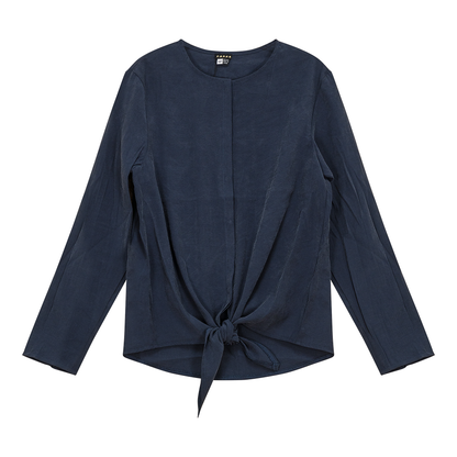 Faux Suede Top Midnight