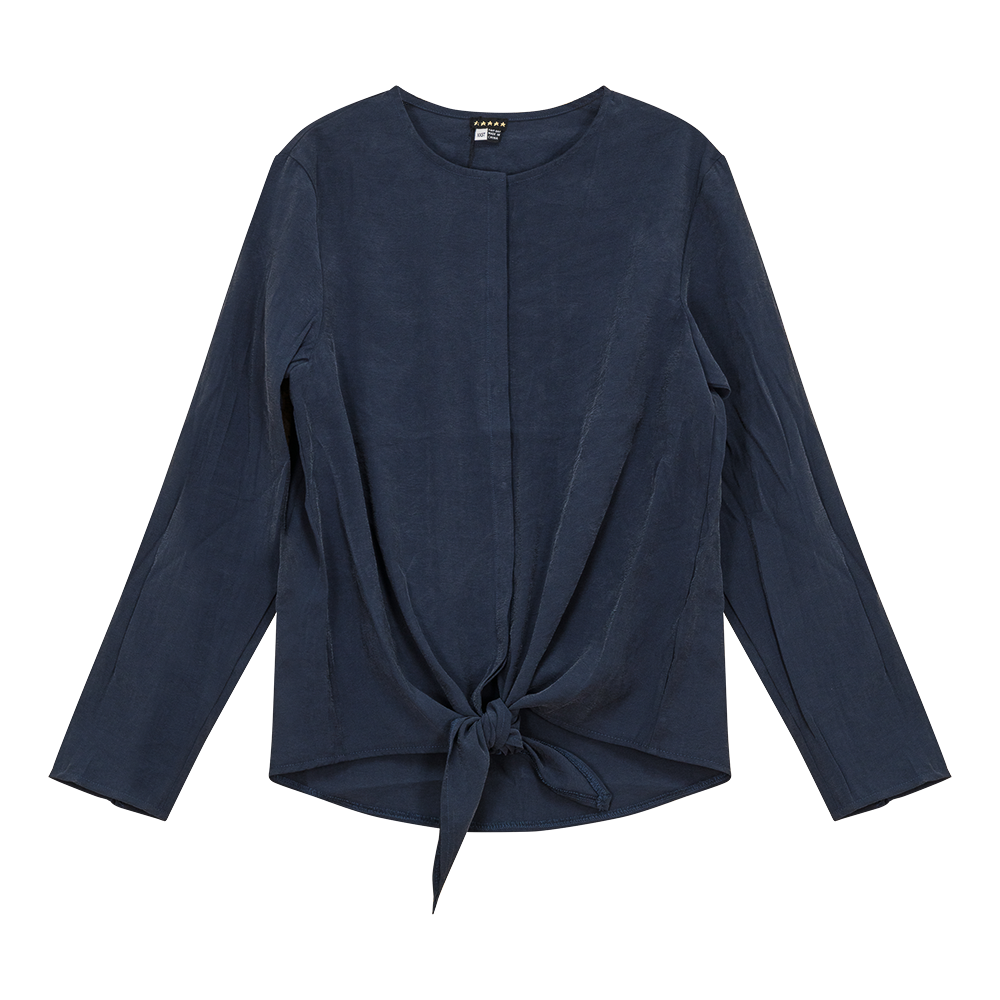 Faux Suede Top Midnight