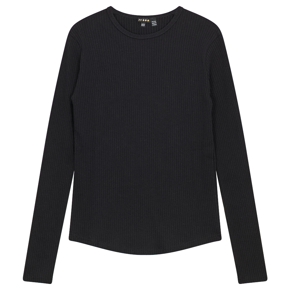 Rib Top Black