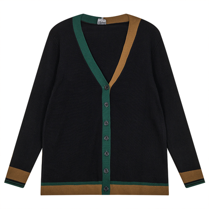 Maternity V-neck Cardigan Black