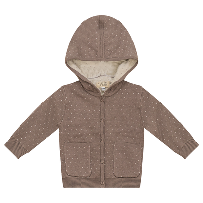 Knitted Jacket Mink Dark Almond