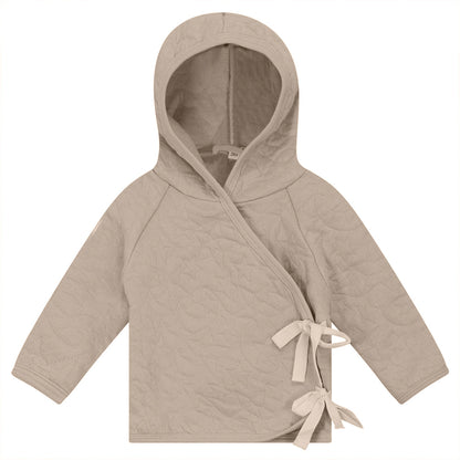 Stars Quilted Jacket Dark Almond