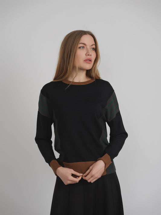 Color Blocked Sweater