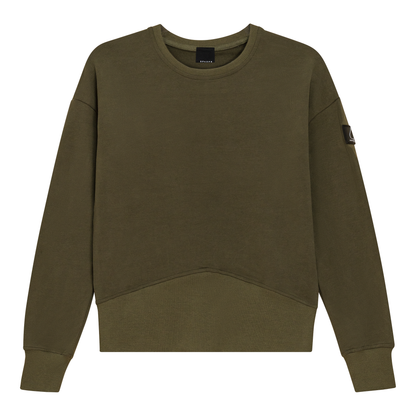 Combo Ribbed Sweatshirt Dark Olive