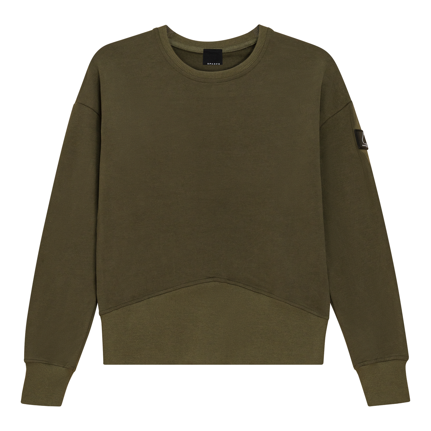 Combo Ribbed Sweatshirt Dark Olive