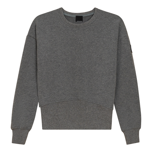 Combo Ribbed Sweatshirt Medium Grey Mix