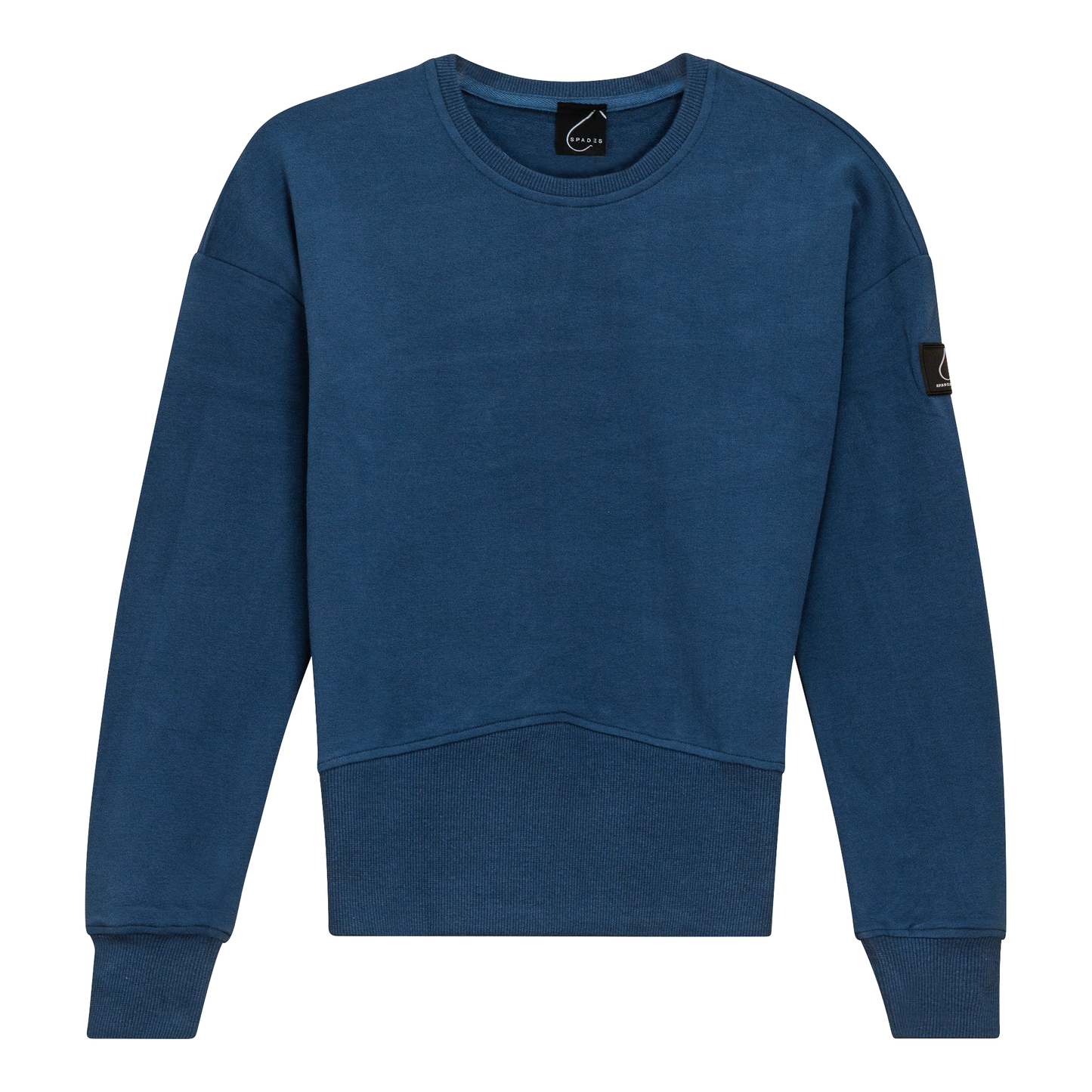 Combo Ribbed Sweatshirt Dark Denim