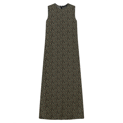 Floral Jumper Black Beige