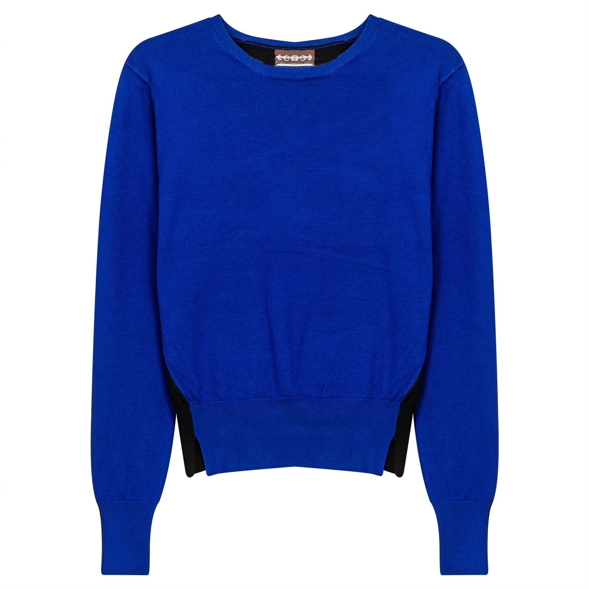 2 Tone Knit Sweater Sapphire