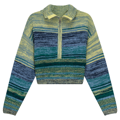 Multicolor Drop Shoulder Sweater Multi