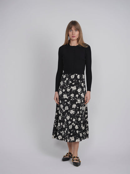 Floral Jumper Sweater Set