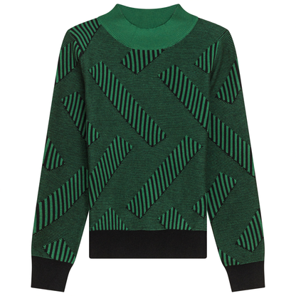 Herringbone Sweater Black Forest