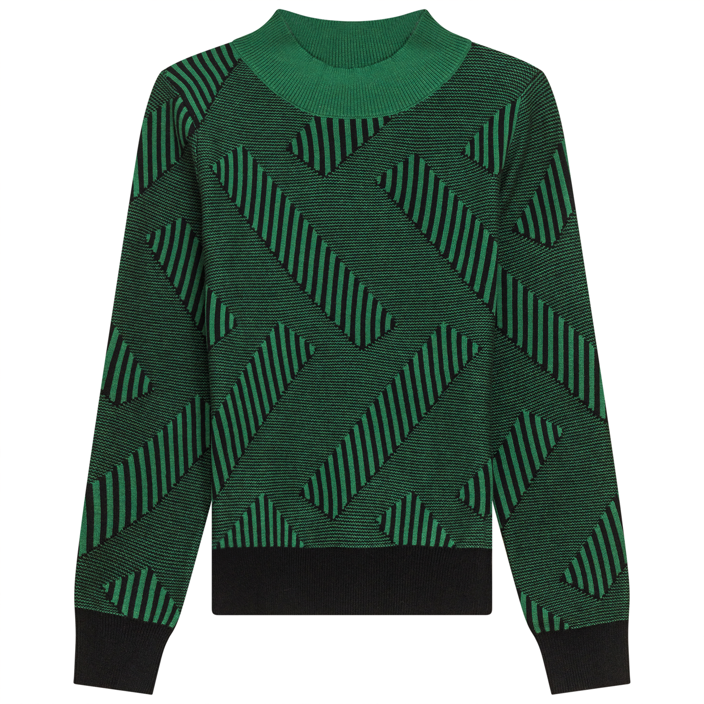 Herringbone Sweater Black Forest