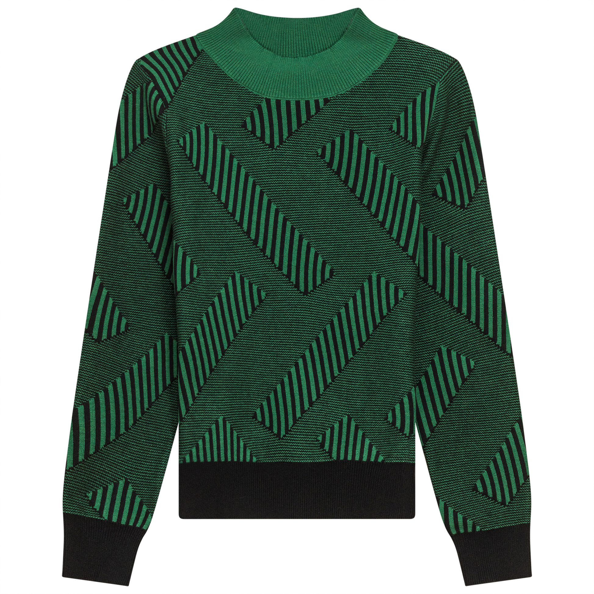 Herringbone Sweater Black Forest