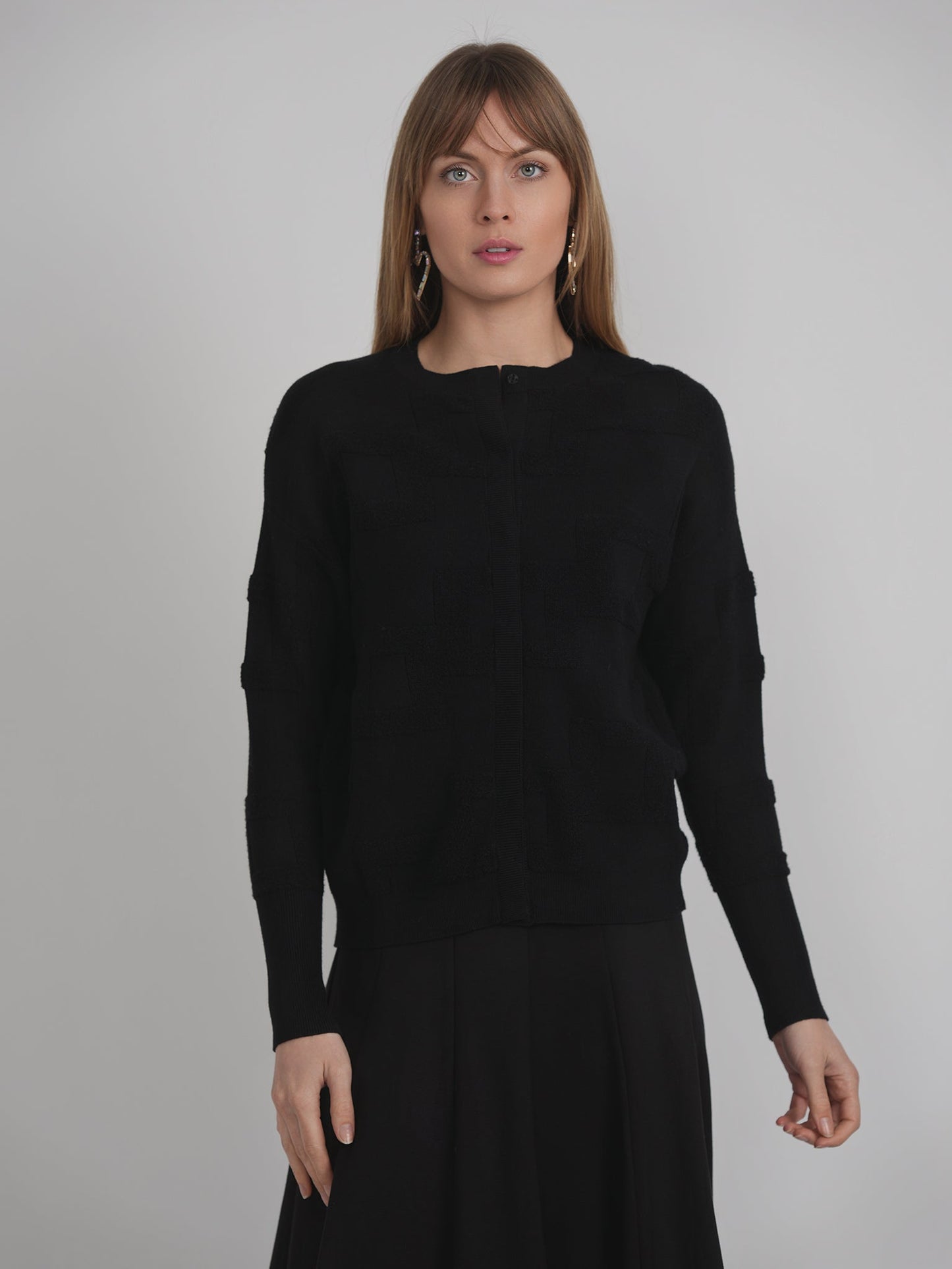 Textured Knit Cardigan