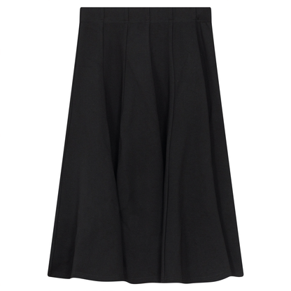 Short Panel Ponte Skirt Black