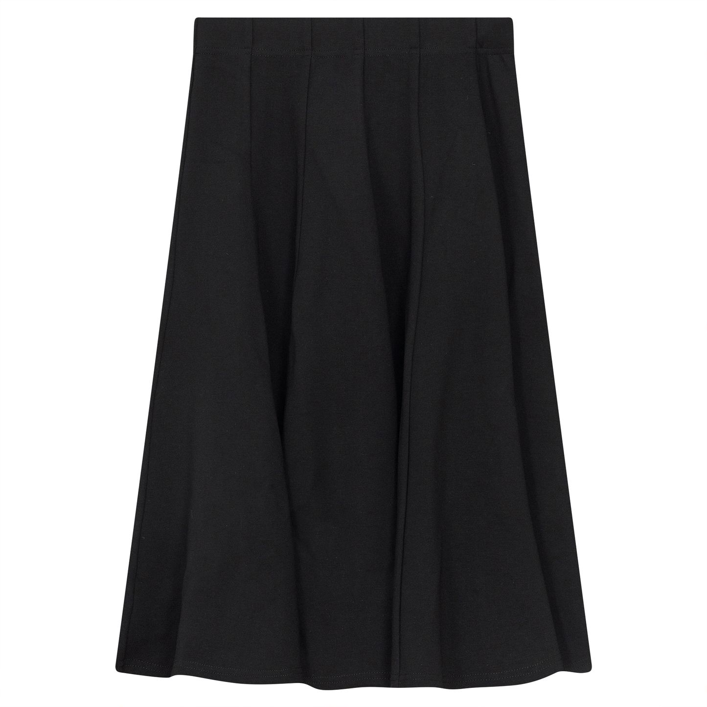 Short Panel Ponte Skirt Black