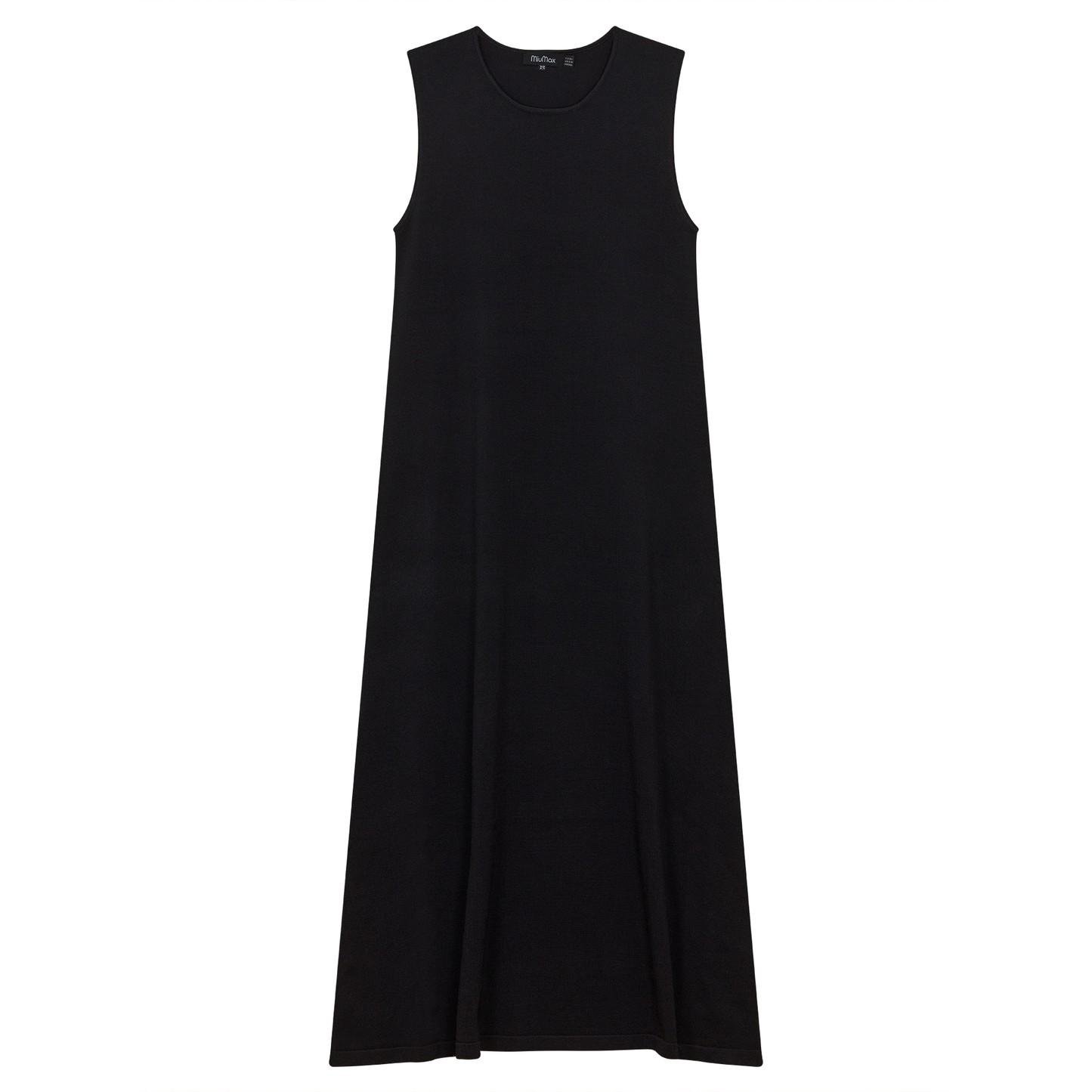 Knit Midi A Line Jumper Black