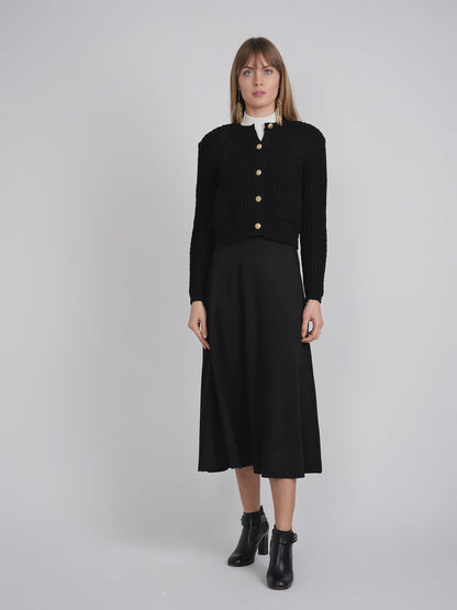 Crochet Knit Short Cardigan