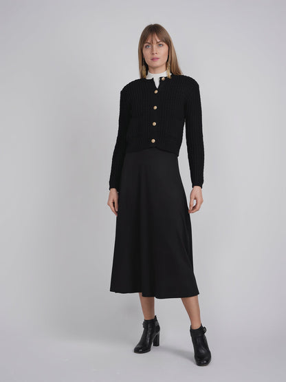 Crochet Knit Short Cardigan