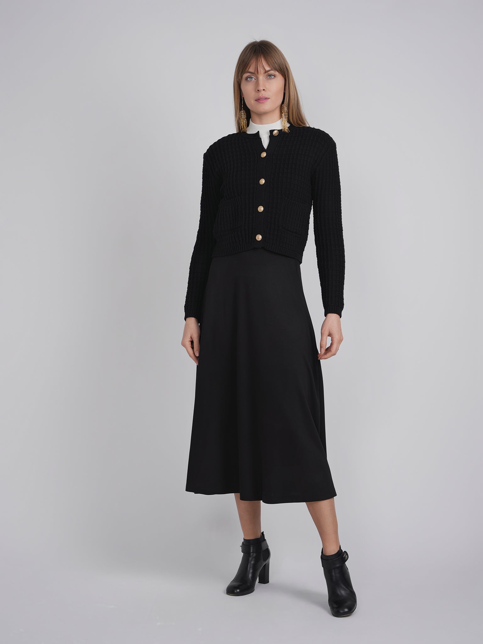 Crochet Knit Short Cardigan