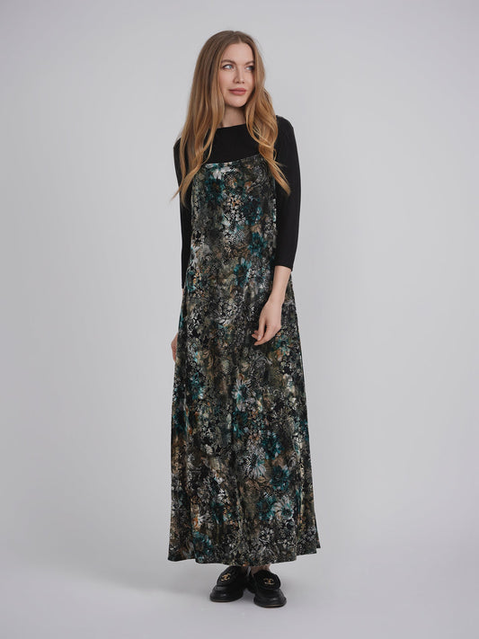 Flocked Velour Maxi Jumper