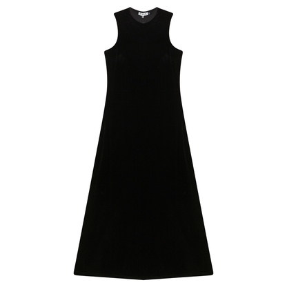 Slinky Velour Maxi Jumper Black