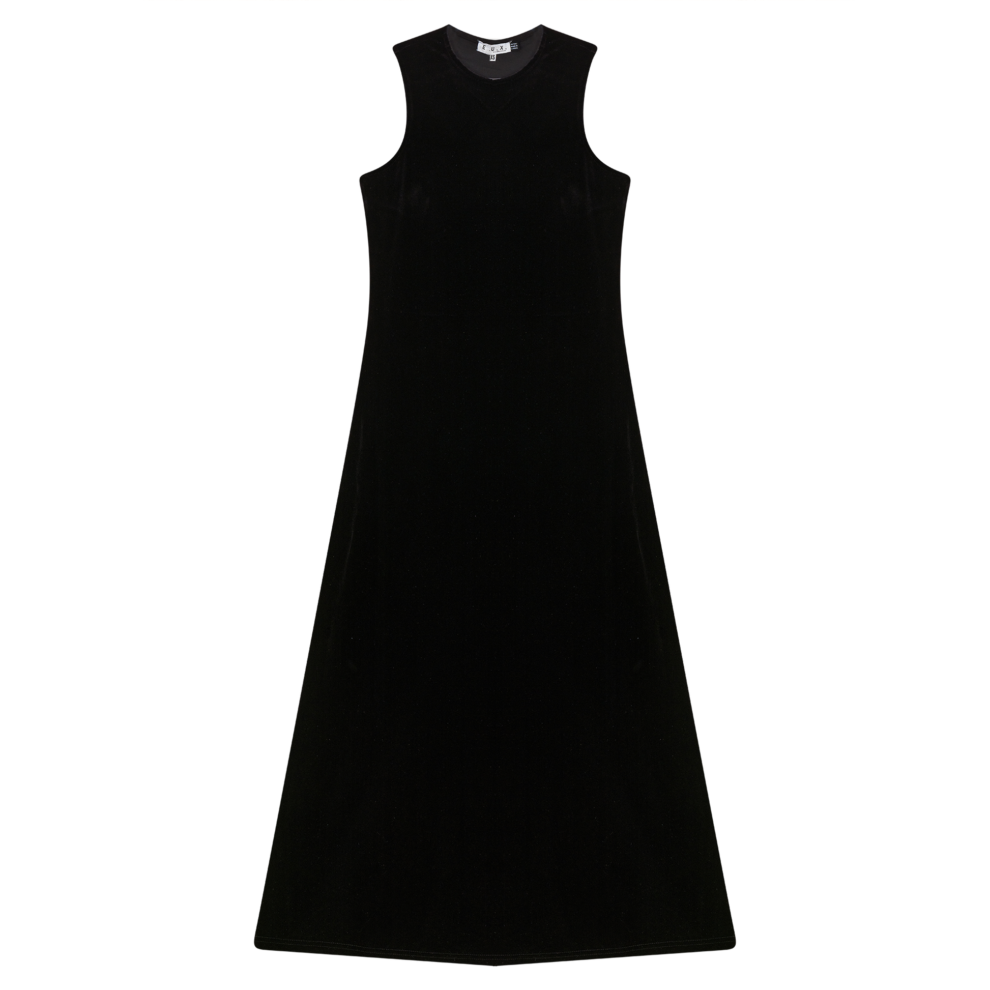 Slinky Velour Maxi Jumper Black