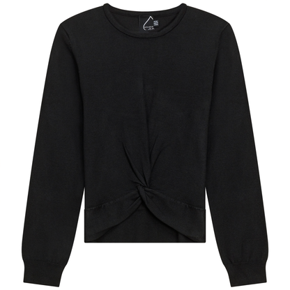 Knot Sweater Tee Black