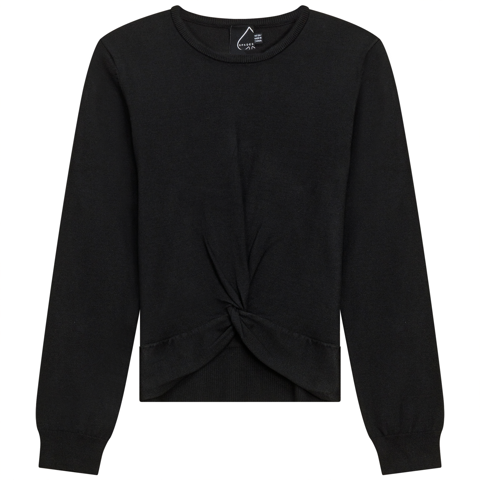 Knot Sweater Tee Black