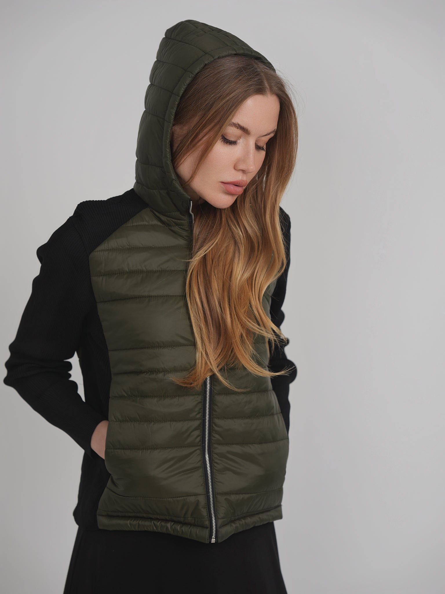 Quilted Bomber Jacket