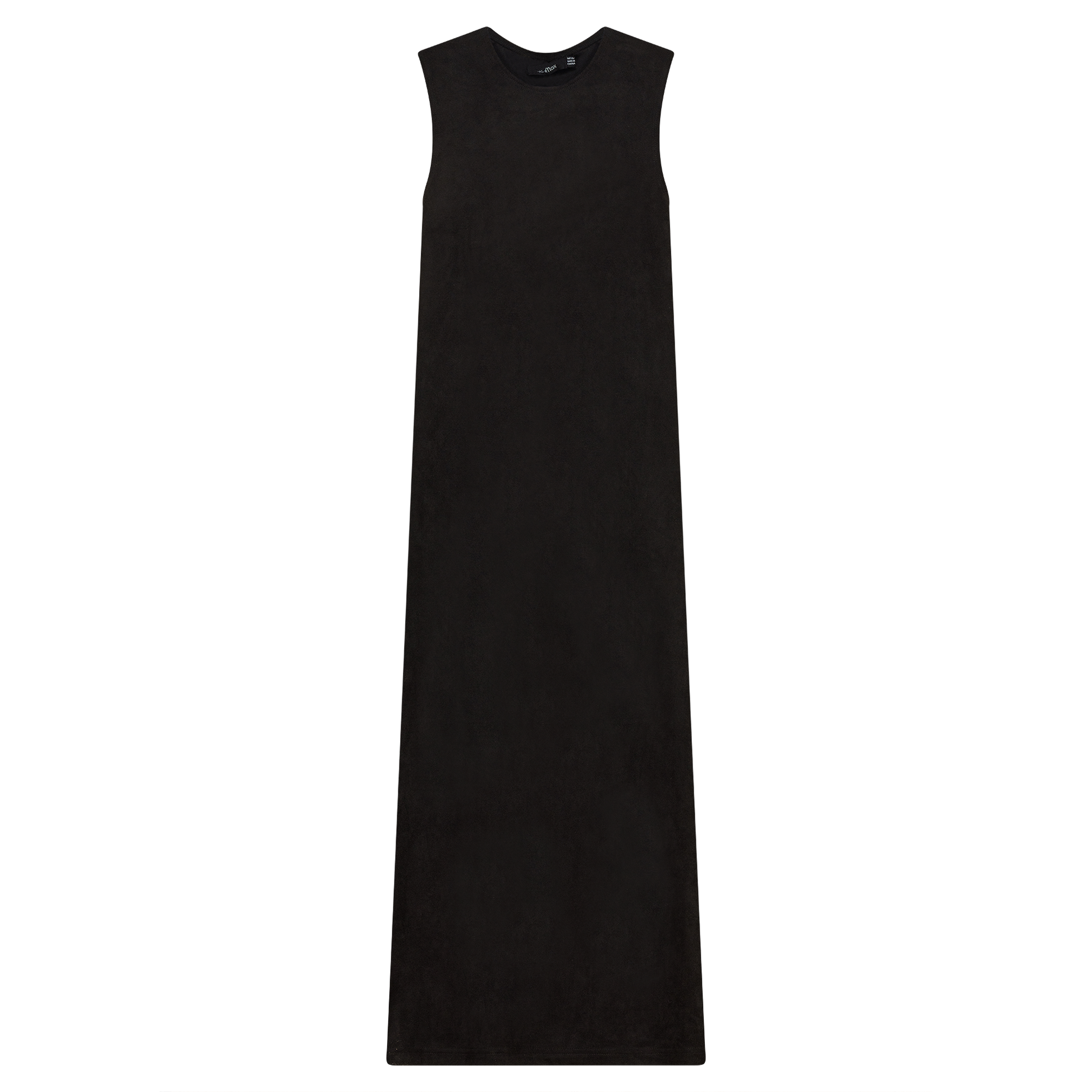 Suede Maxi Jumper Black