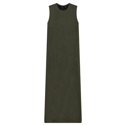 Suede Maxi Jumper Dark Olive